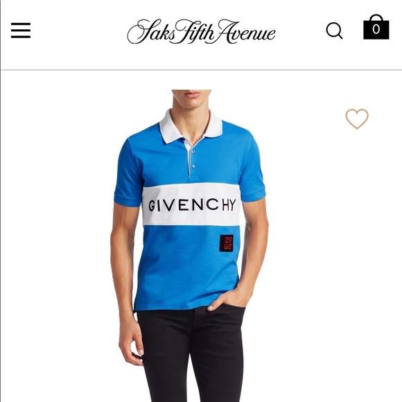 Size small blue medium givenchy polo - Picture 2 of 2